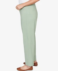 Alfred Dunner Plus St. Augustine Tailored Stretch Comfort Waistband Front Pocket Pants