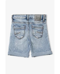 Cultura Toddler Boys Roll-Up Denim Shorts 2-Pack