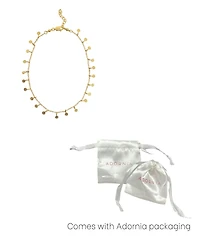 Adornia 14k Gold-Plated Confetti Charm Ankle Bracelet