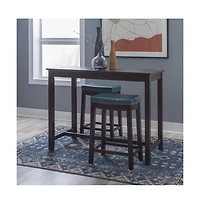 Linon Claridge 3Pc Counter Set