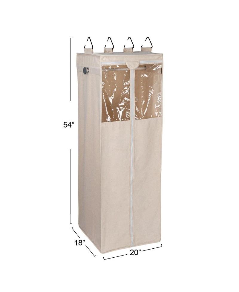 Household Essentials Cedarline Hanging Wardrobe, Natural