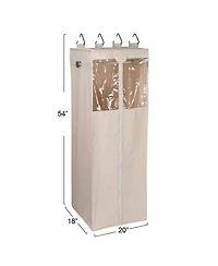 Household Essentials Cedarline Hanging Wardrobe, Natural