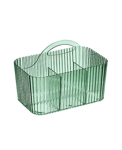 mDesign Plastic Shower Caddy Storage Organizer Basket with Handle