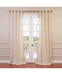 Half Price Drapes Grommet Faux Linen Curtain