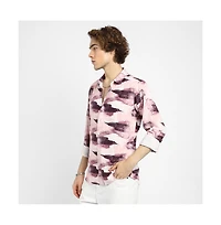 Campus Sutra Men's Brush Strokes Shirt