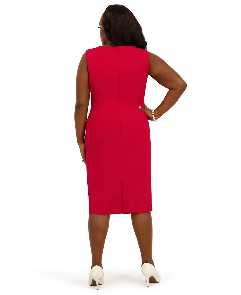 Kasper Women's Sleeveless Sheath Dress, Regular and Plus