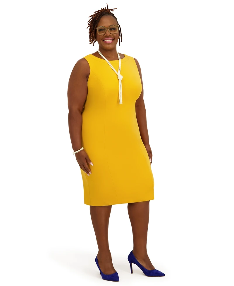 Kasper Women's Sleeveless Sheath Dress, Regular and Plus