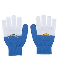 Women's Los Angeles Chargers Color-Block Gloves