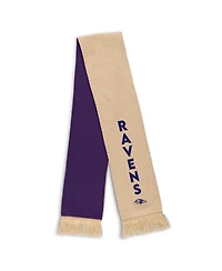 Wear by Erin Andrews Women's Baltimore Ravens Tonal Microcheck Scarf Glove Set