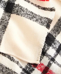 Fraas Plaid Boucle Ruana Wrap