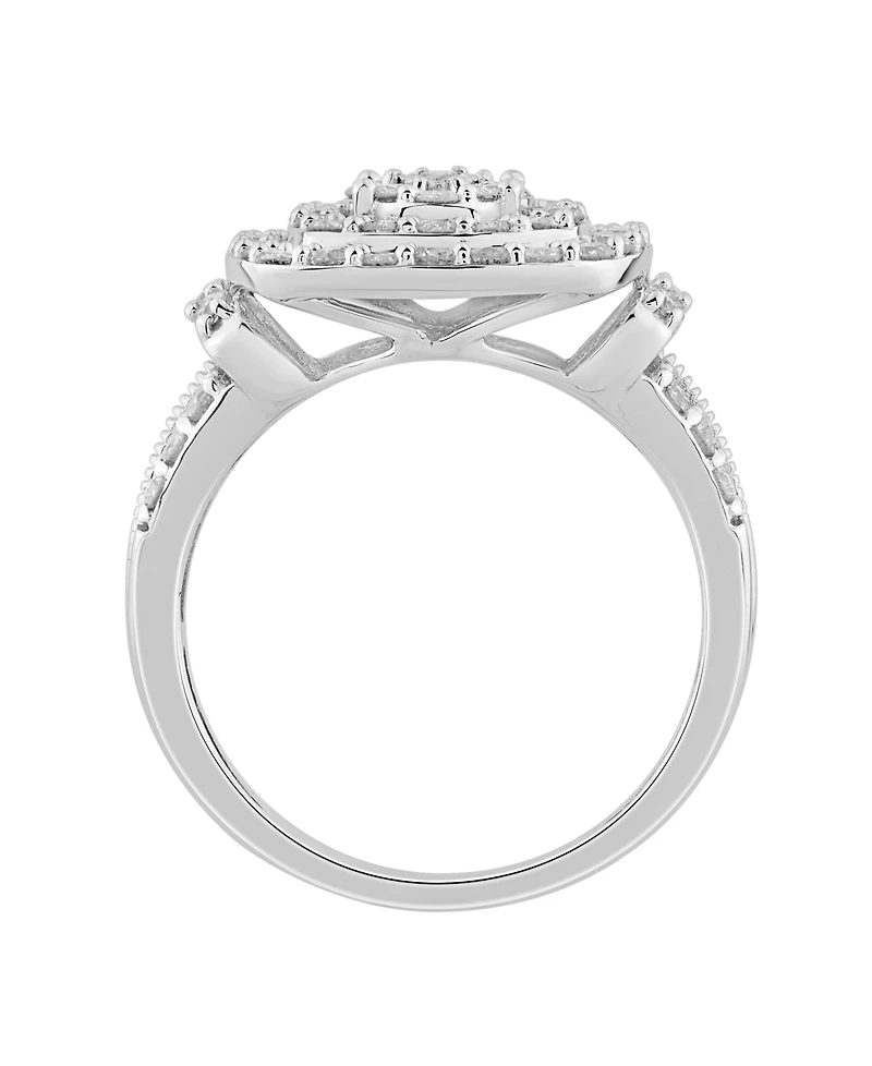Macy's White Diamond Ring (1 ct. t.w.) in 10k White Gold