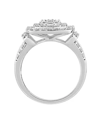 Macy's White Diamond Ring (1 ct. t.w.) in 10k White Gold