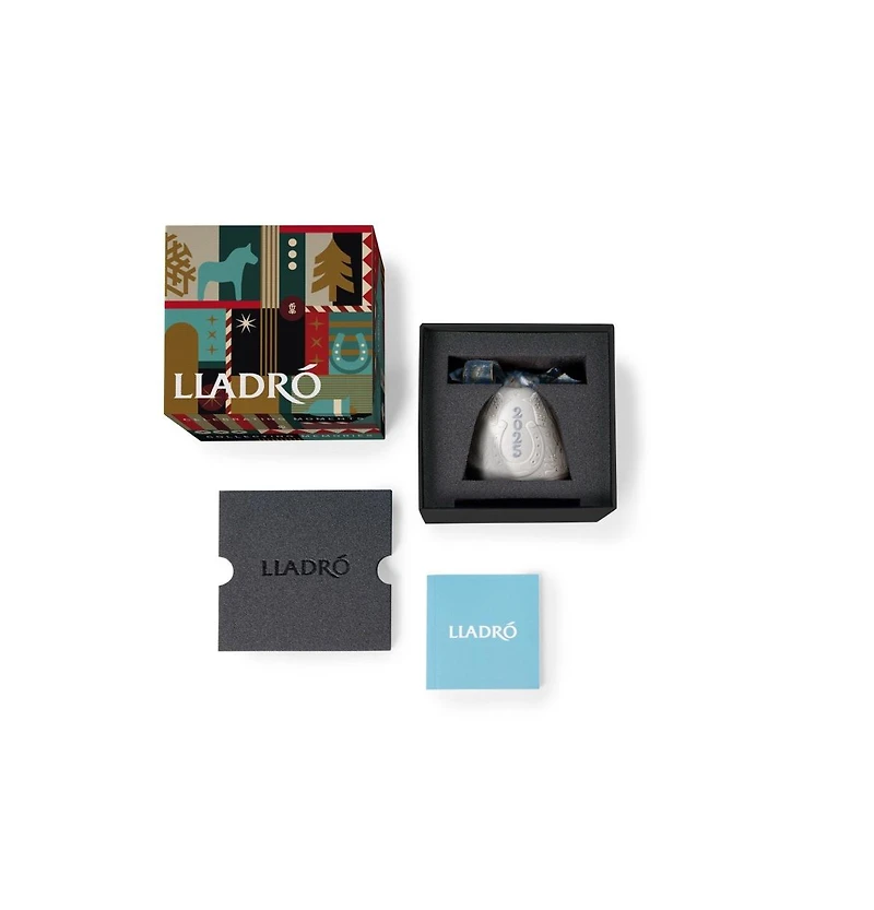 Lladro 2025 Christmas Bell Ornament