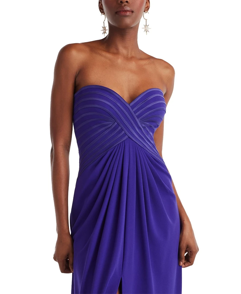 Tadashi Shoji Women's Leni Strapless Sweetheart Gown Dress