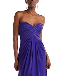 Tadashi Shoji Women's Leni Strapless Sweetheart Gown Dress