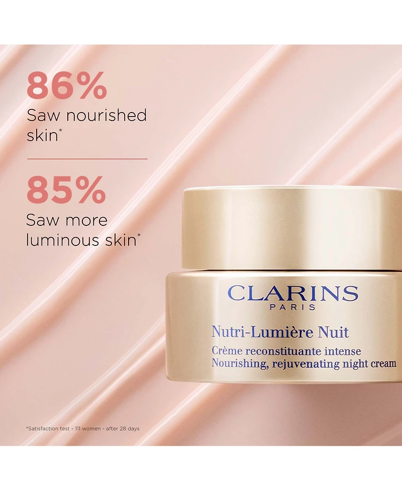 Clarins Nutri-Lumiere Night Moisturizer, 1.6 oz.