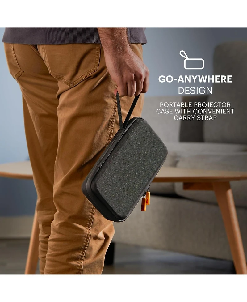 Kodak Luma 150 Pico Projector, Rechargeable Ultra Mini Projector with Travel Case (White)