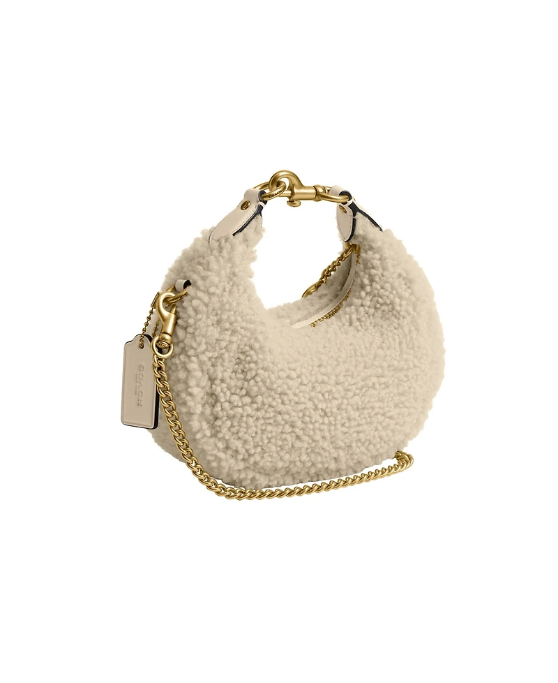 Coach Jonie Shearling Mini Crossbody Bag
