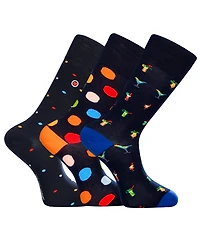 Love Sock Company Men's Happy Hour Socks Bundle, 3-Pack