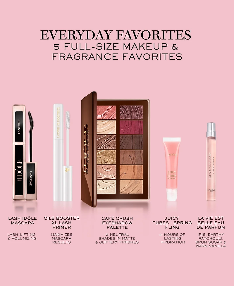 Lancome Beauty Box: $89 with any $42 purchase (up to a $534 value!)