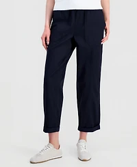 Nautica Jeans Women's Solid Cuffed Pull-On Pants