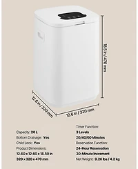 Ecooso Towel Warmers for Bathroom, Towel Warmer Bucket with Child Lock & High-Temp Indicator