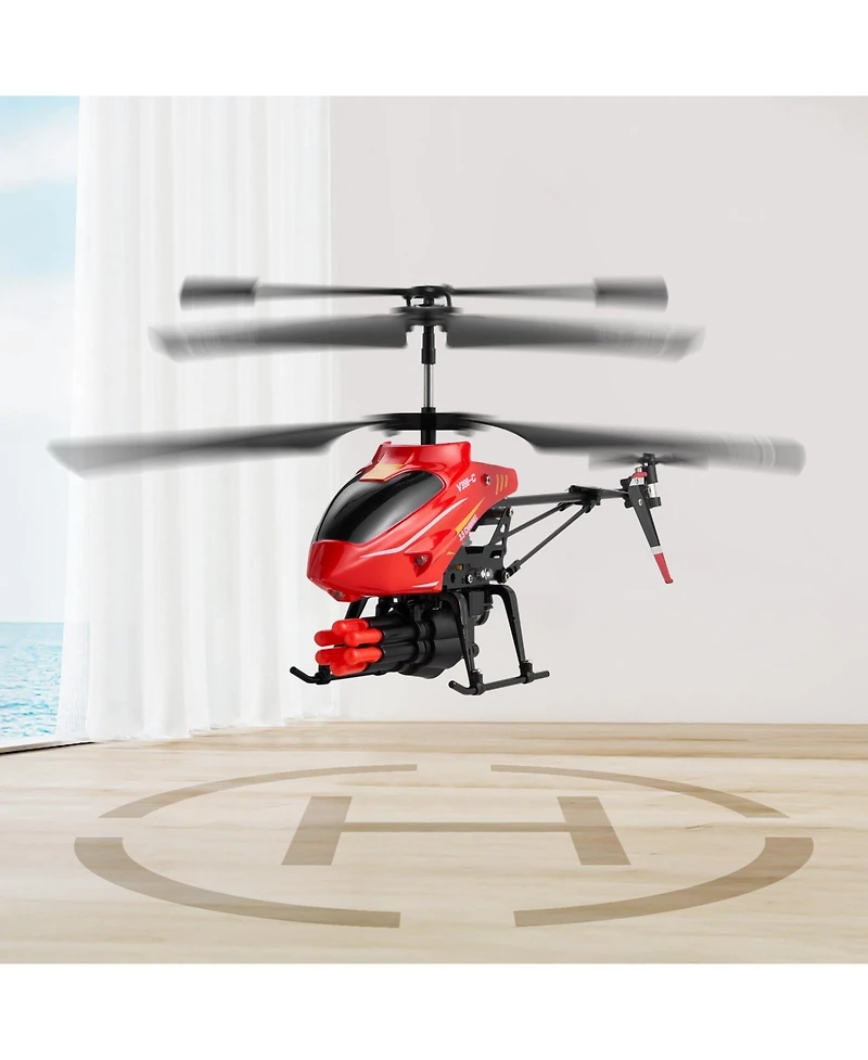 Mecale Rc Helicopter, 2.4GHz Flying 3.5-Channel with Shooting Mode, Altitude Hold, Led Lights, Toy for Kids 14