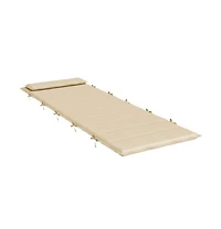 vidaXL Set of 1 Sun Lounger Cushion fabric 70.9" x 23.6" x 1.6