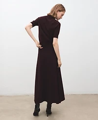 Mango Women's Wool-Blend Knitted Skirt