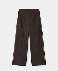 Mango Women's Side Striped Trousers