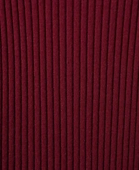 Mango Women's Perkins-Neck Ribbed Dress