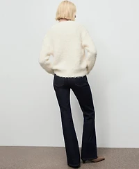 Mango Women's Fur-Effect Knitted Sweater