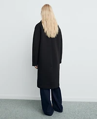 Mango Women's Long Combined Coat