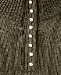 Mango Women's Perkins-Neck Button Sweater