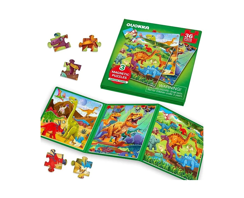 Quokka 3x36 Pcs Magnetic Puzzles for Kids