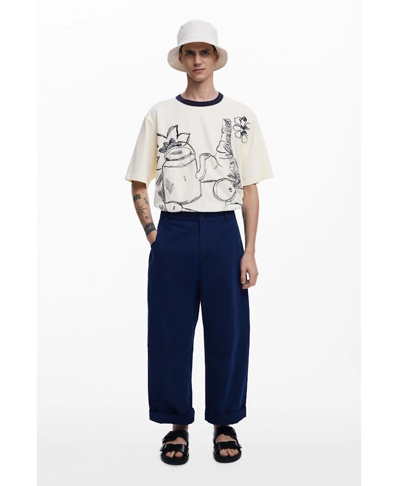 Desigual Men's Adjustable cargo pants