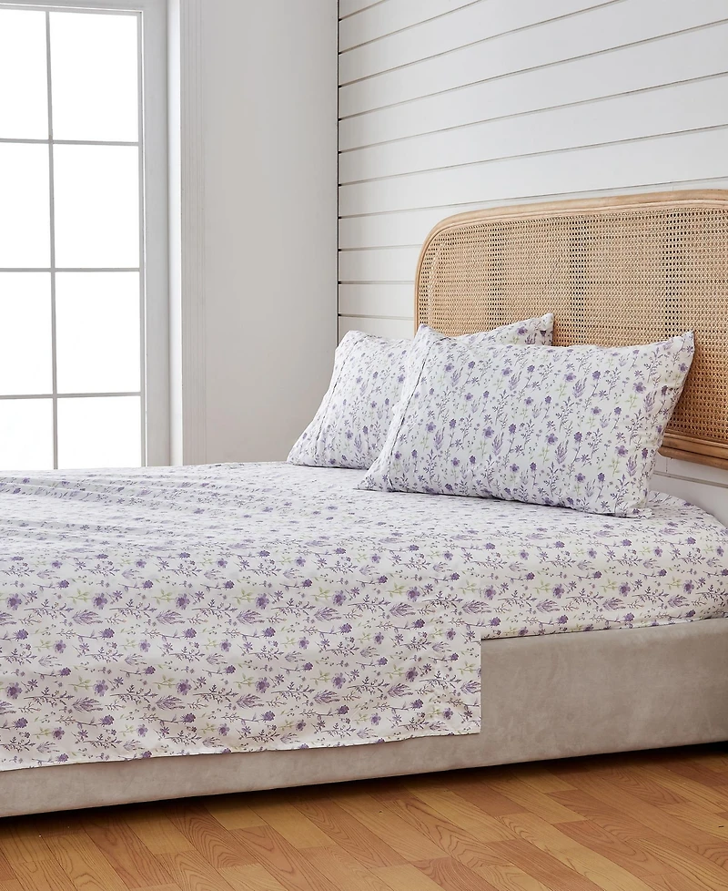 Linery & Co. Ultra-Soft Brushed Winter-Themed Microfiber Sheet Set