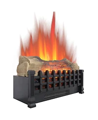 Flynama 20 inch Electric Fireplace 3D Log set insert, Free Standing Fireplace Heater for Indoor