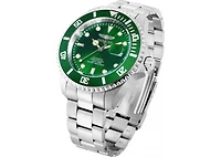Invicta Men's 35719 Pro Diver Automatic 3 Hand Green Dial Watch