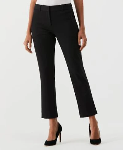 Rafaella Womens Straight Leg Ankle Pants