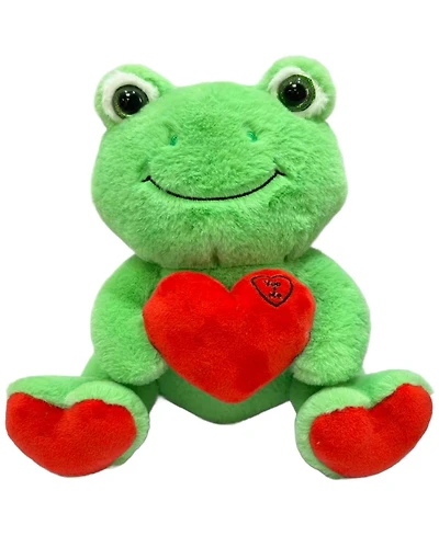 Wild Hippo Hoppy Hearthrobs Valentine's Frog Plush Toy