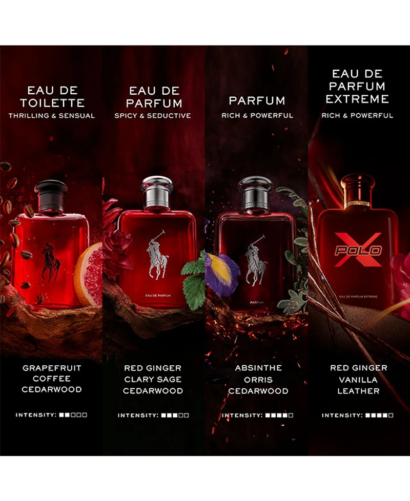 Ralph Lauren Polo Red Eau De Parfum Extreme, 4.2 oz.