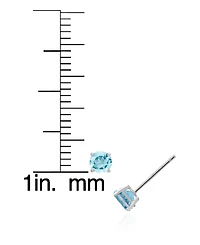 Macy's 2-Pc. Multi-Stone Pendant Necklace & Earrings Set (2.24 ct. t.w.) in Sterling Silver