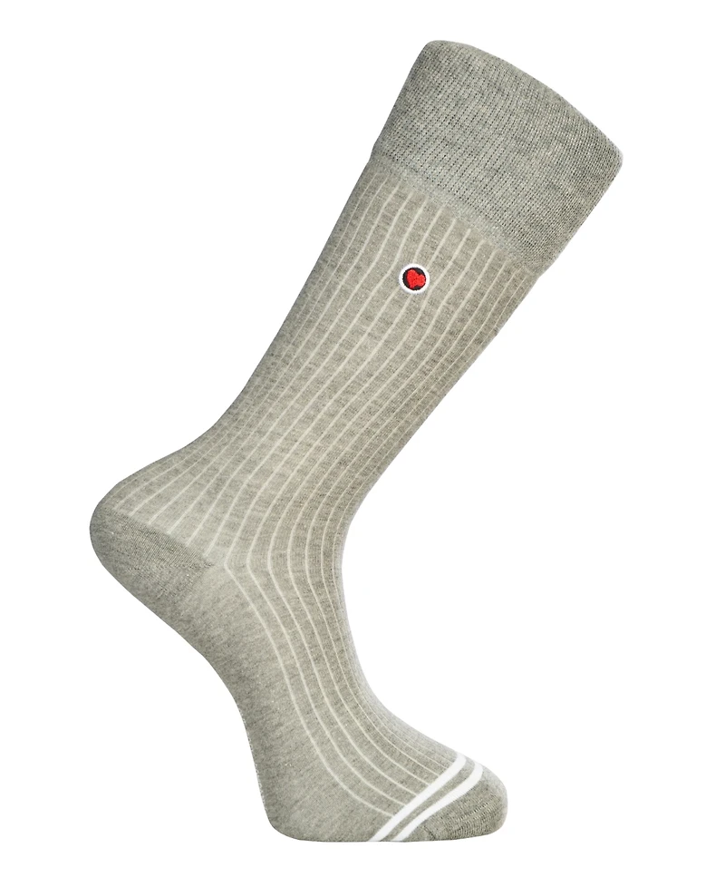 Love Sock Company Men's Ribbed Solid Socks