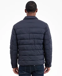 Michael Kors Men's Quilted Shirt Jacket
