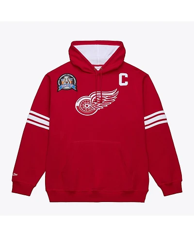 Men's Steve Yzerman Scarlet Detroit Red Wings 1997 Name & Number Premium Pullover Hoodie