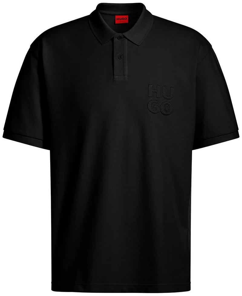 Hugo Boss Men's Distressed Logo Polo Shirt