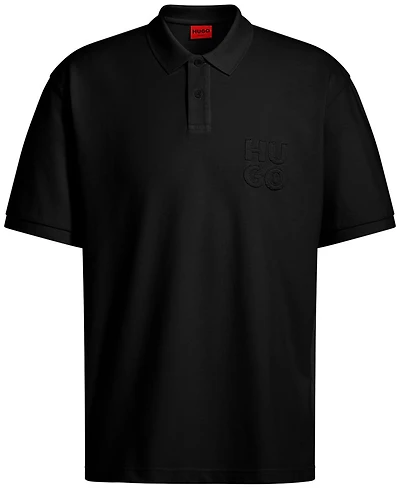Hugo Boss Men's Distressed Logo Polo Shirt