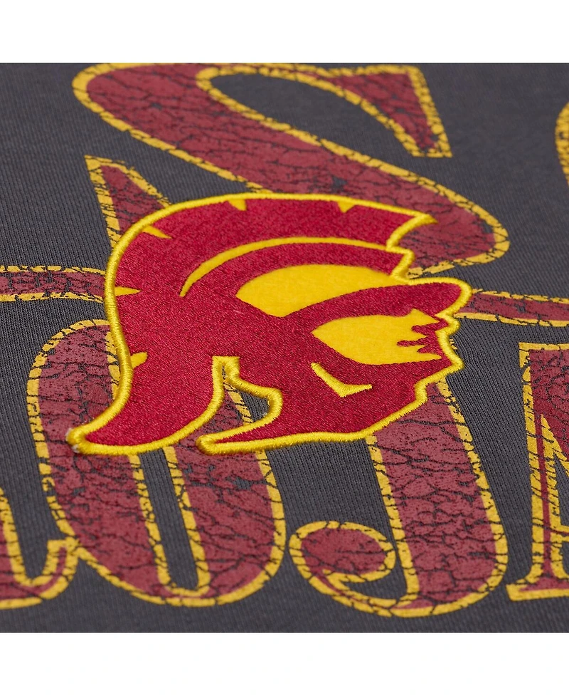 Men's Charcoal Usc Trojans Downtown Fleece Sweatshirt