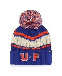 Women's Royal Florida Gators Emma Cuffed Knit Hat with Pom